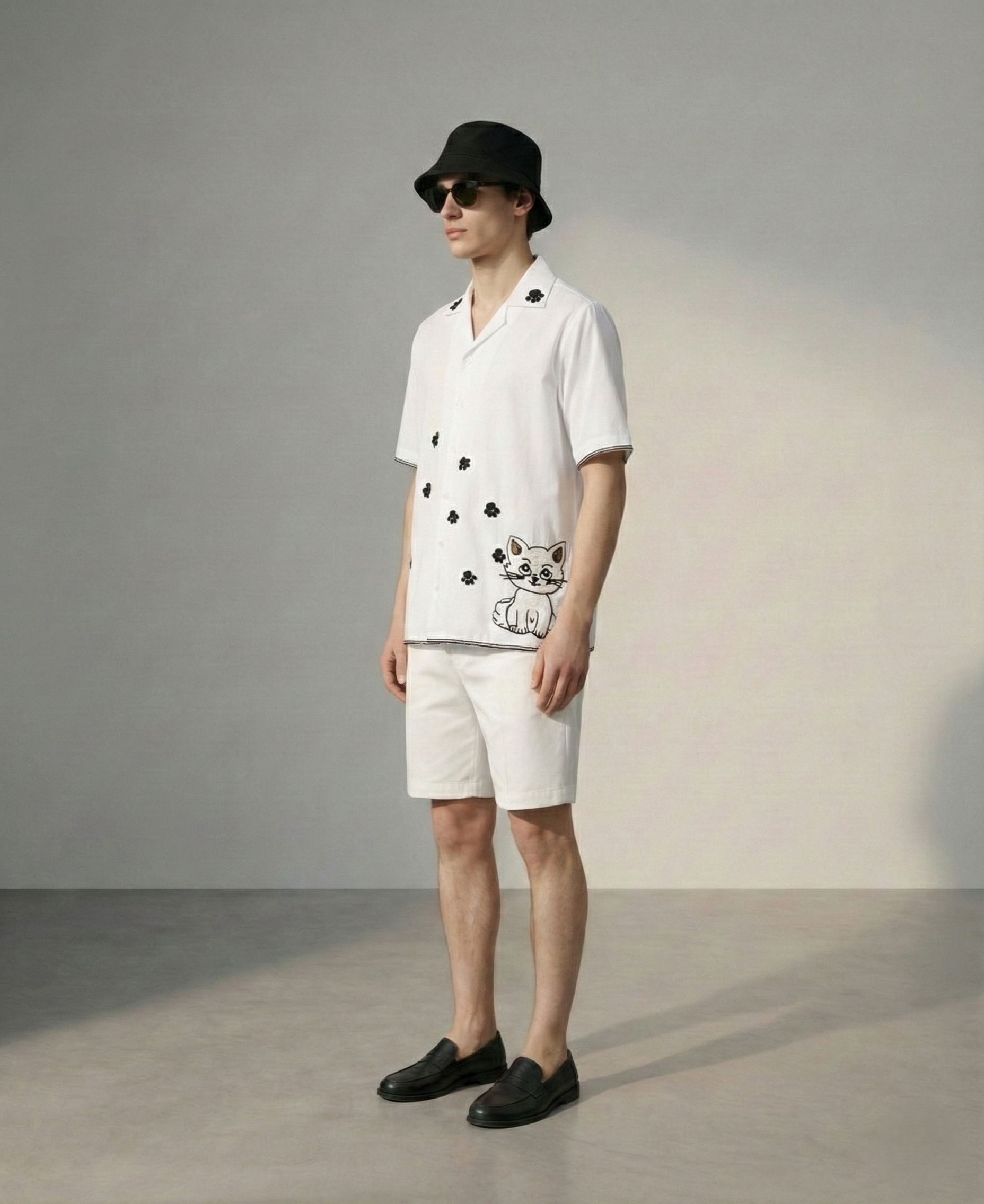 Catwalk Cuban Collar Shirt - Image 4