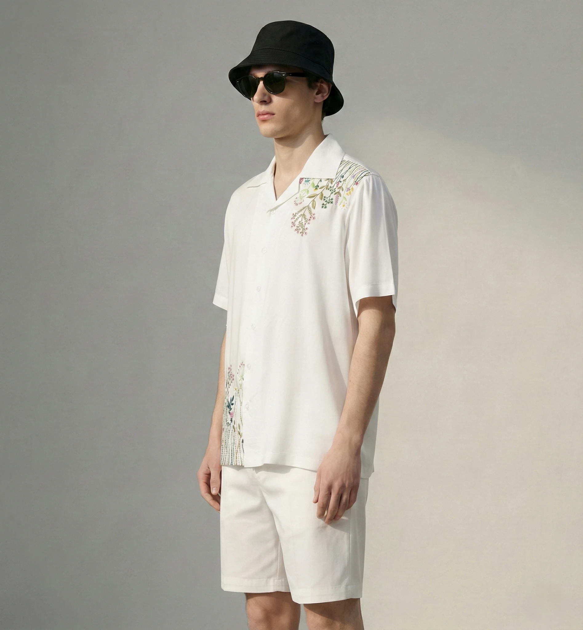 Custom-Embroidered-Botanical-Shirt-Personalized-Floral-Cuban-Collar-Top-Wildflower-Cotton-Unisex-side.JPG