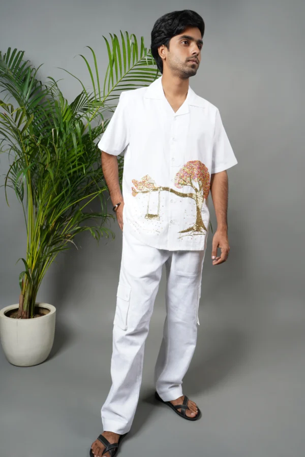 Tree of Life Shirt'' hand embroidery