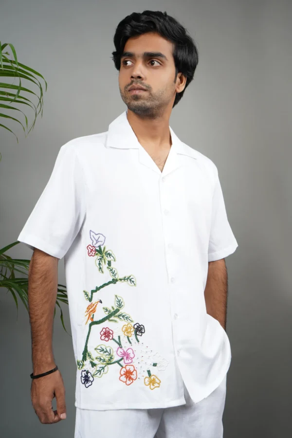 Floral Canopy Cuban Collar Shirt - Image 2