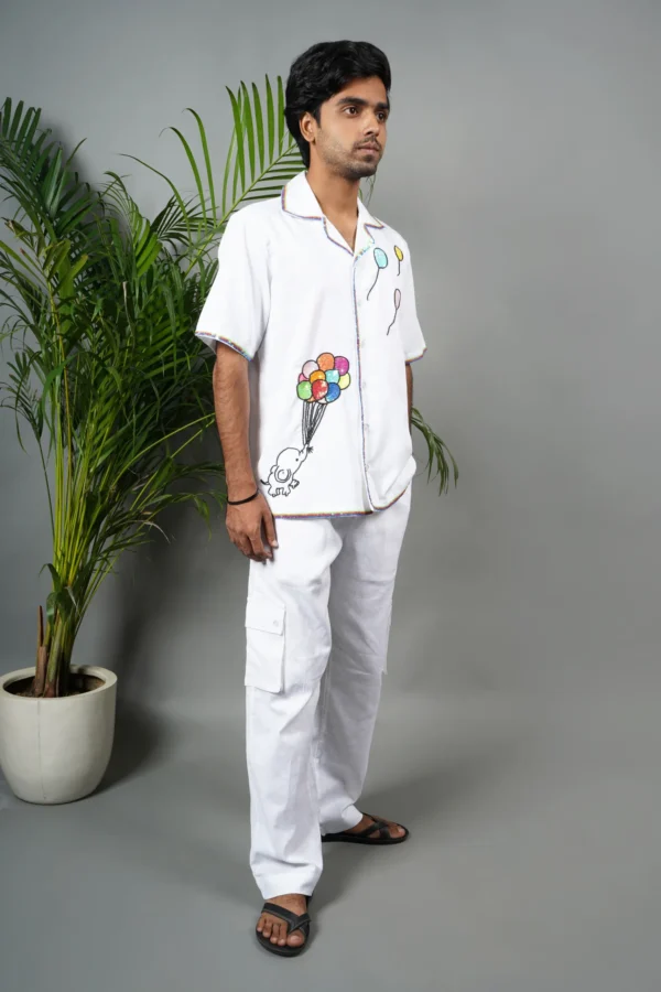 Whimsical Balloon Journey Shirt - Image 4
