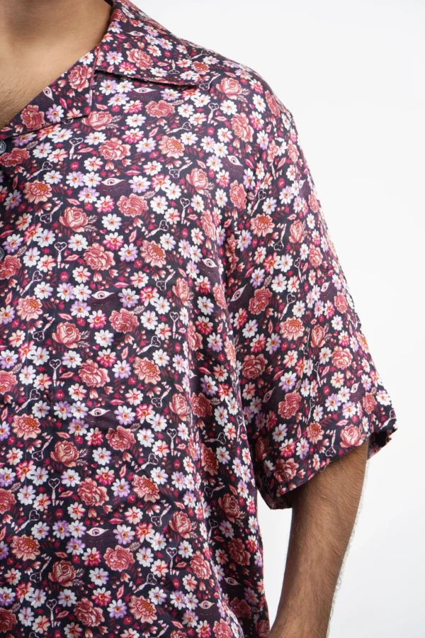 Floral Fiesta Cuban Shirt - Image 2