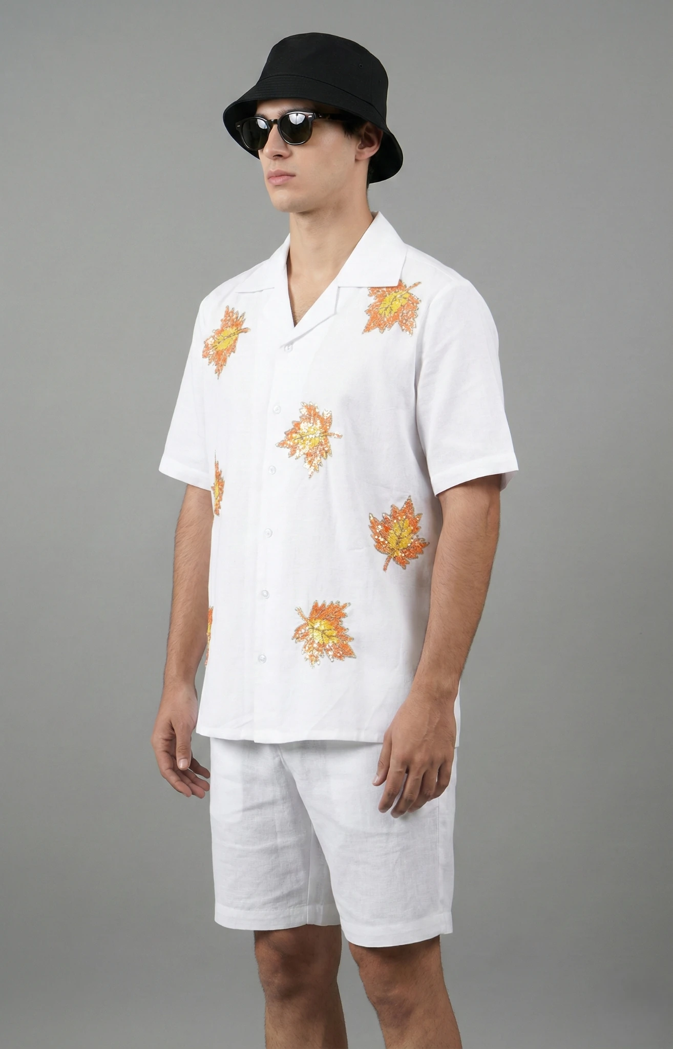 Hand-Embroidered-Autumn-Leaf-Cuban-Collar-Shirt-Cotton-Linen-Made-to-Order-side.JPG