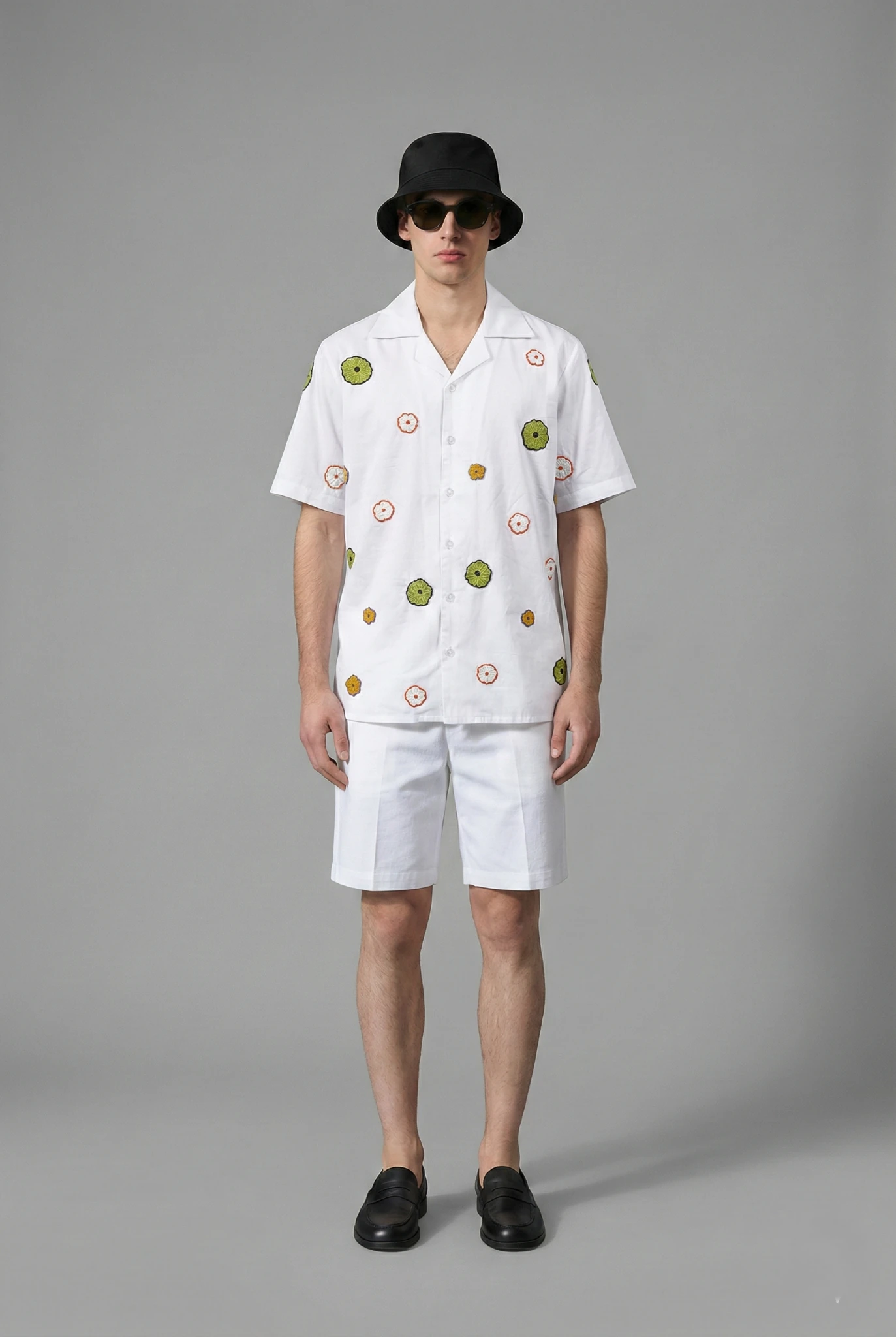 Hand-Embroidered-Floral-Cuban-Collar-Cotton-Summer-Shirt-front.JPG