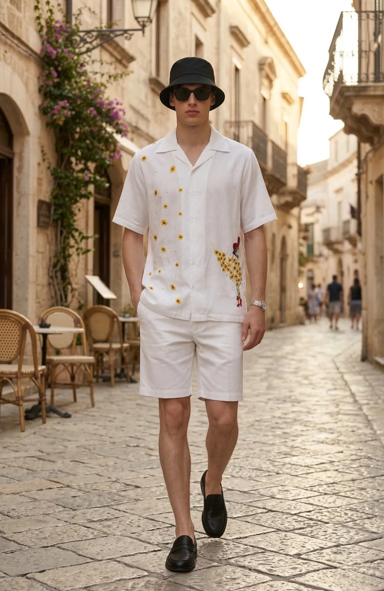 Handmade-Modal-Sunflower-Embroidered-Shirt-Summer-Relaxed-Fit-Cuban-Collar-Top-closeup2.JPG (6)