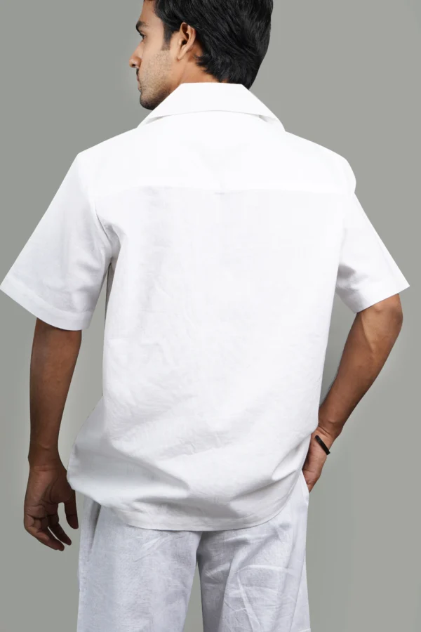 Floral Heart Linen Shirt