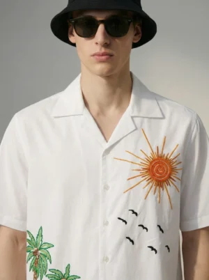 Resort-Wear-Shirt-Men-Tropical-Sun-Palm-Tree-Embroidered-Shirt -Gift-for-her-closeup.JPG