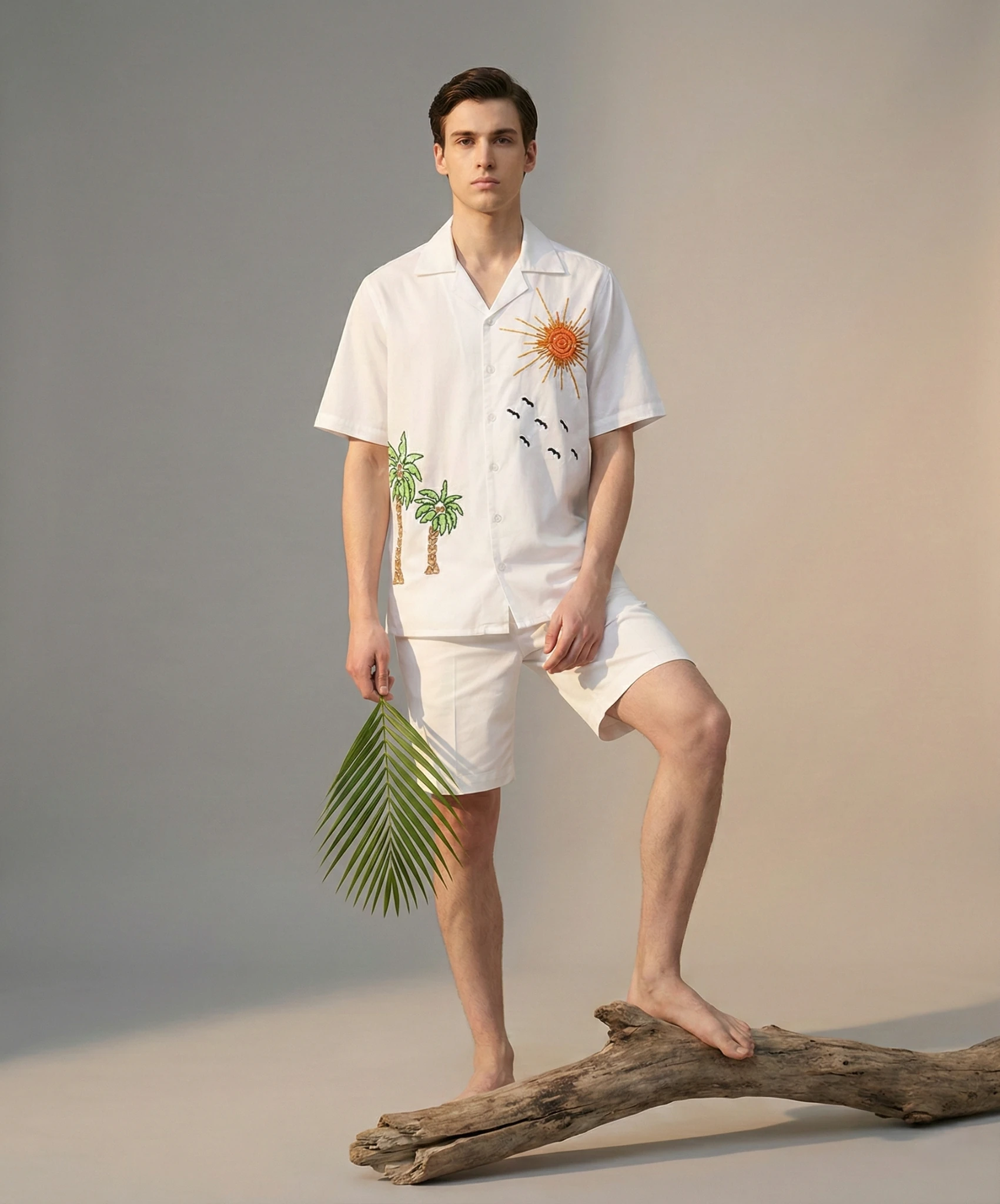Resort-Wear-Shirt-Men-Tropical-Sun-Palm-Tree-Embroidered-Shirt -Gift-for-her-front1.JPG
