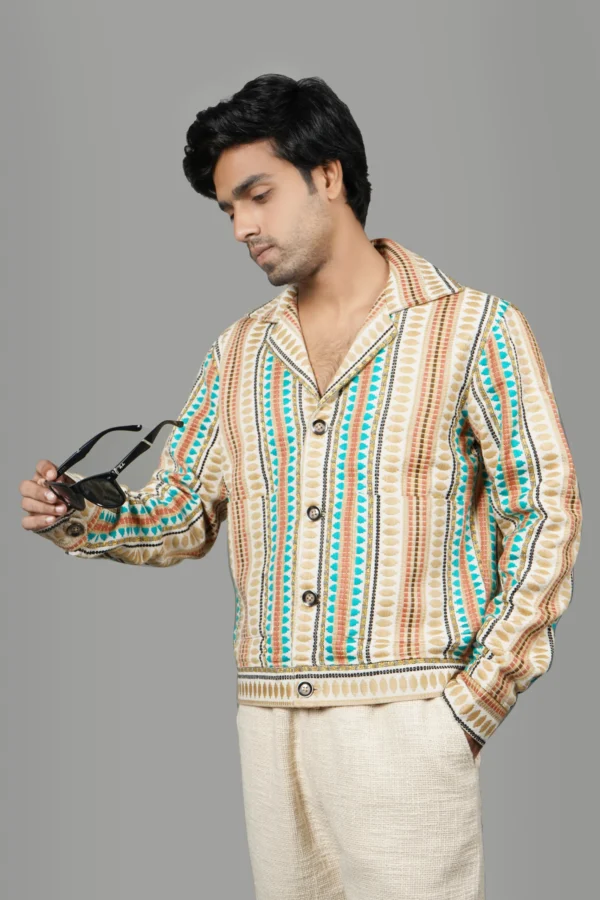 Artisan Stripes Jacket - Image 4