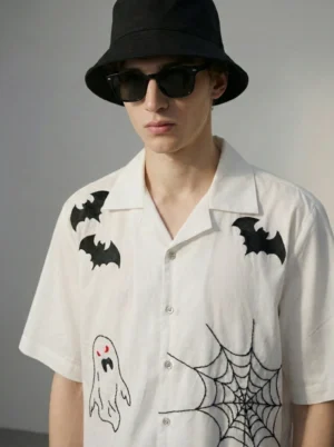mens-halloween-embroidered-shirt-ghost-bat-spider-cuban-collar-close.jpg (5)