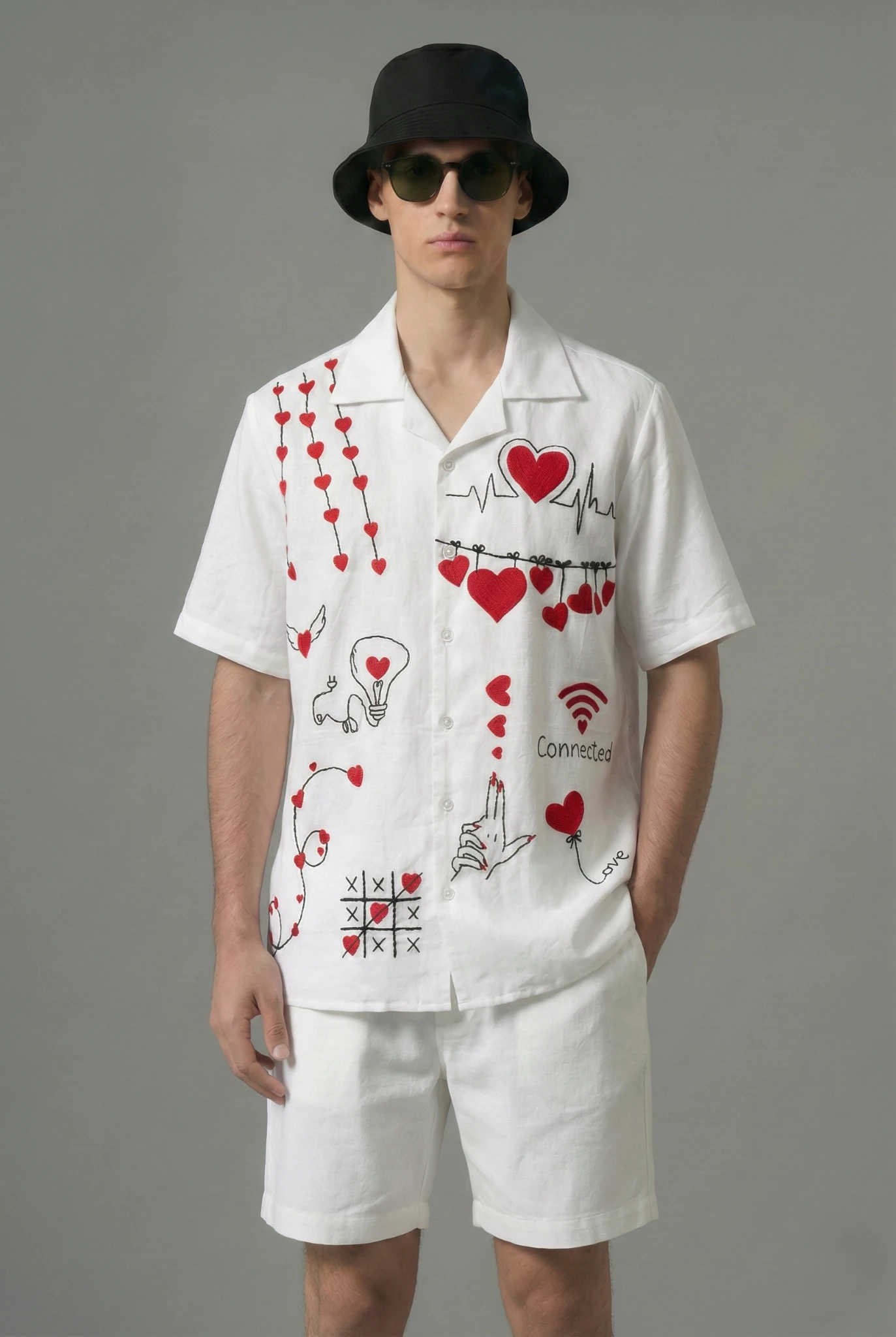 Connected-Love-Cotton-Linen-Cuban-Collar-Shirt-Front (2)