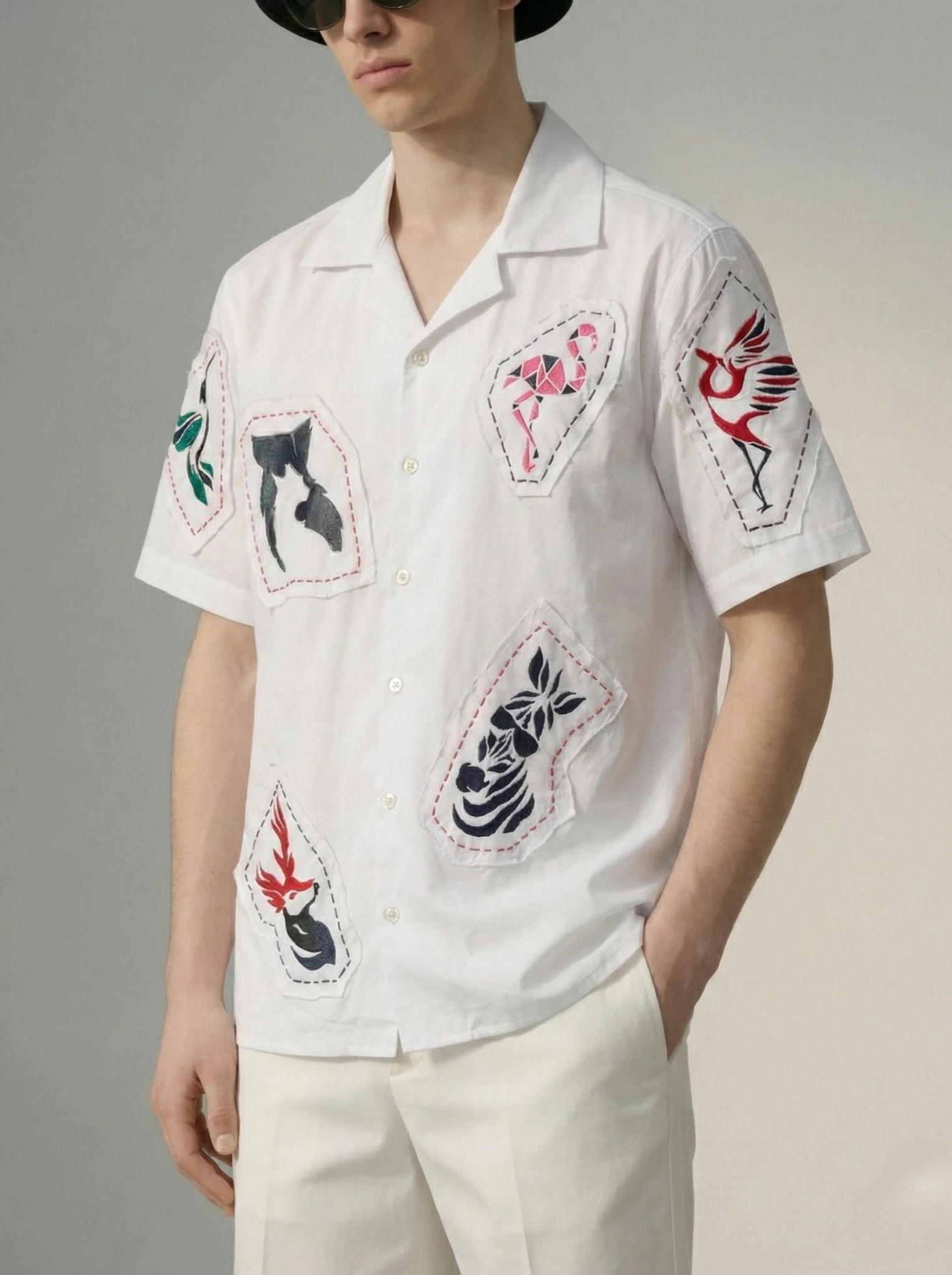 Le-Animal-Art-Cuban-Collar-Hand-Embroidered-and-Painted-Cotton-side2