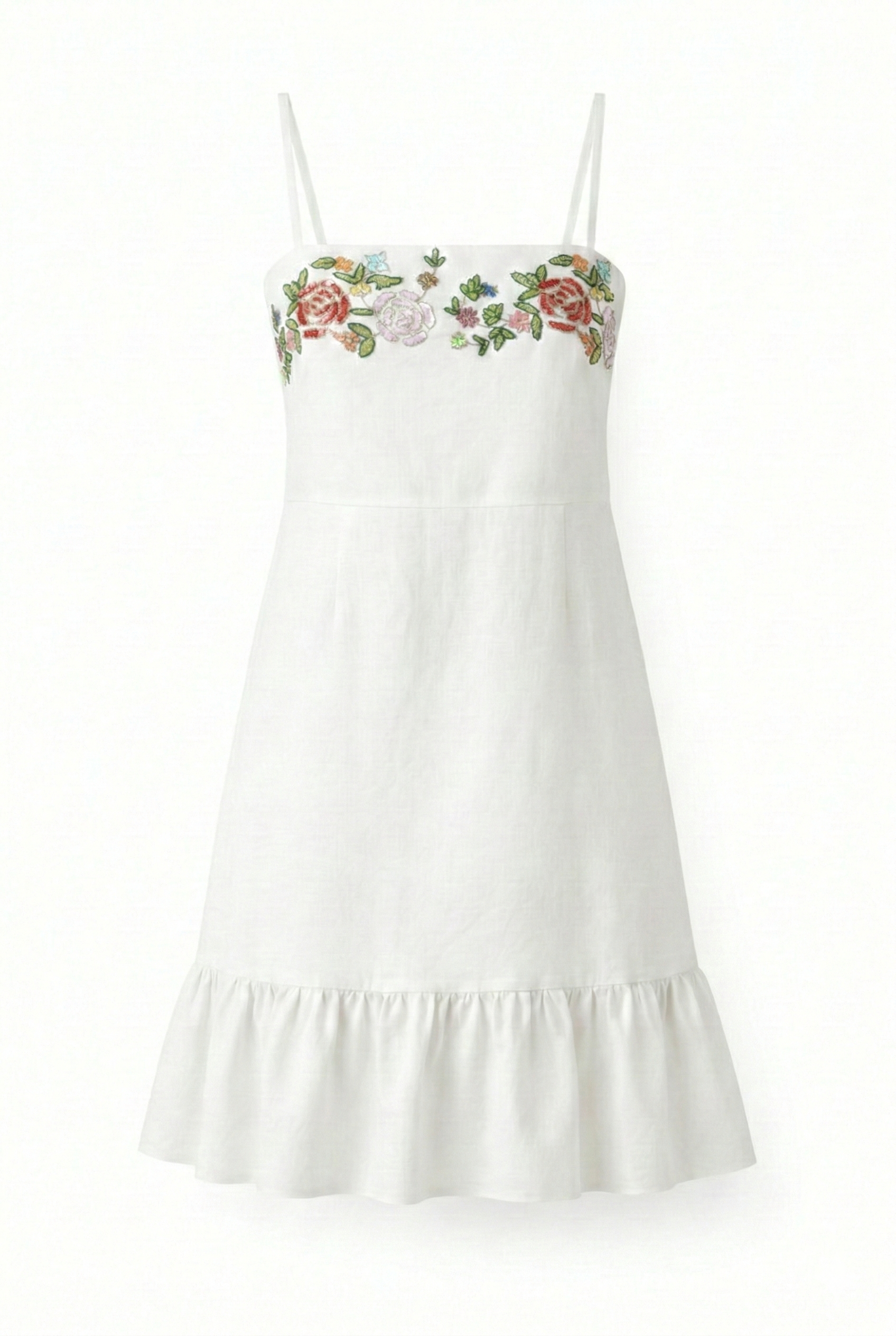 handmade embroidered dress detail