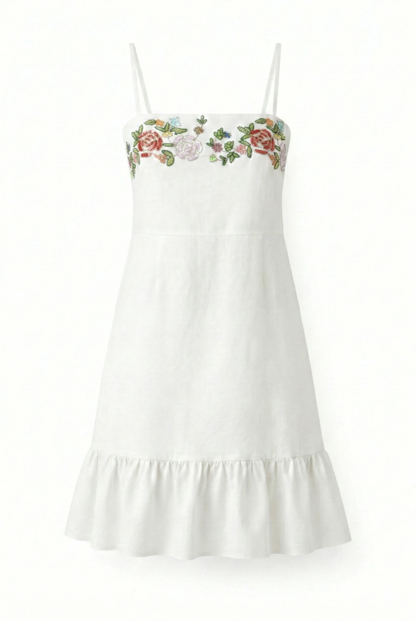 cottagecore linen dress minimal aesthetic without model