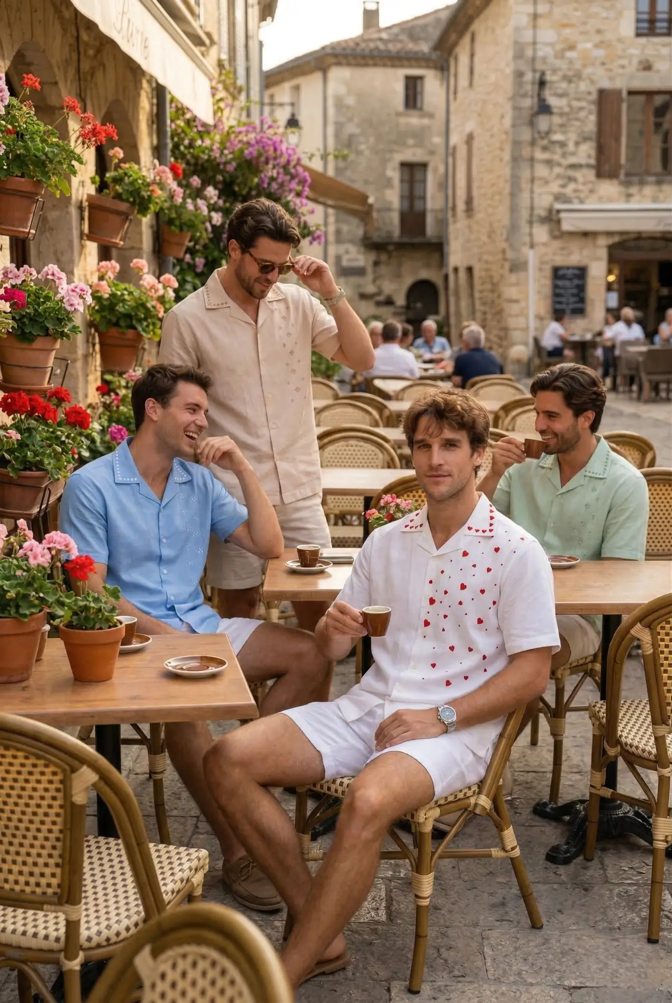 mens-heart-embroidered-linen-shirt-set-white-resort-wear-