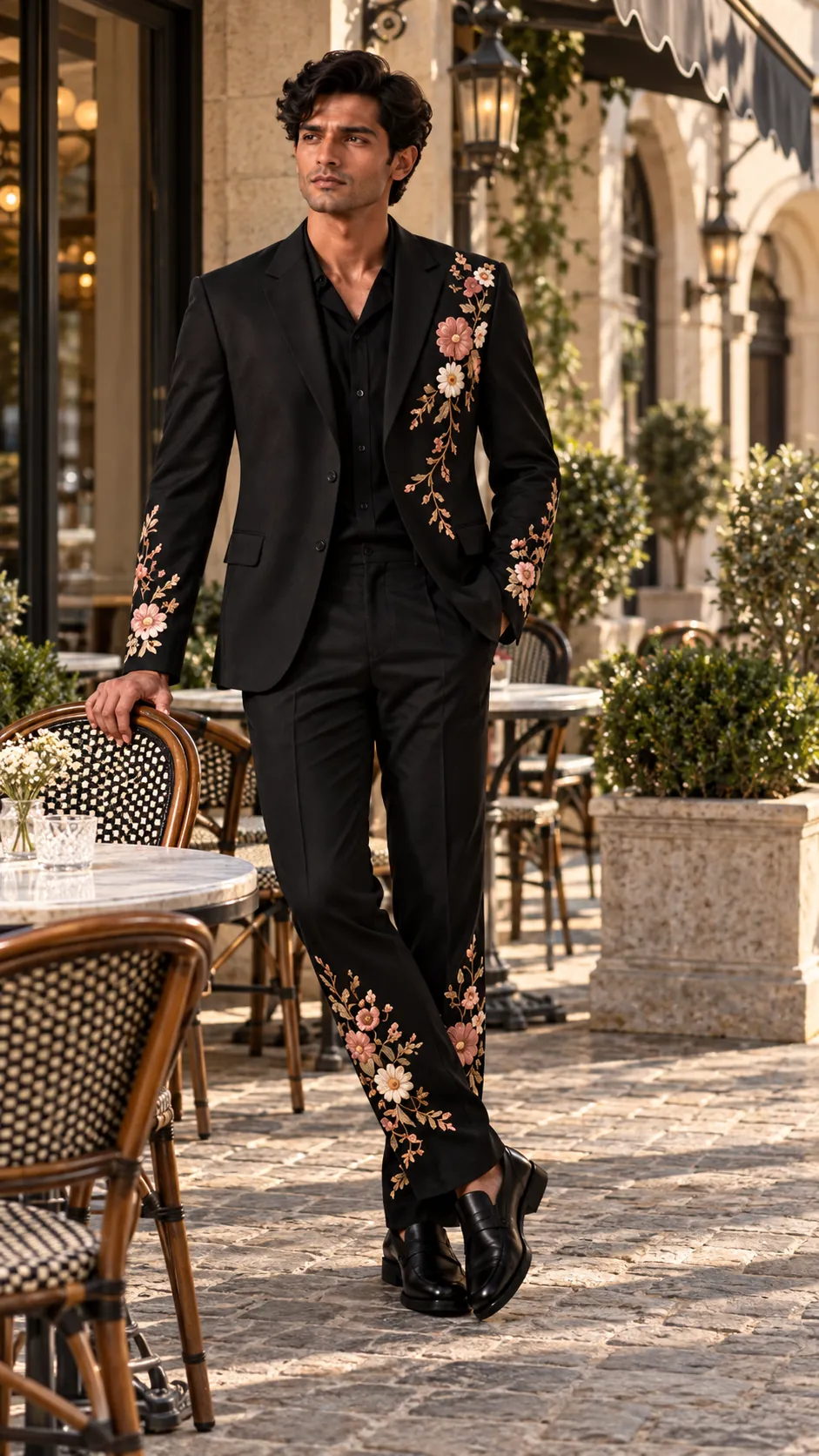 black embroidered men’s suit, black wedding suit men, luxury black suit, floral wedding suit men, designer embroidered suit, luxury men’s suit, 2 piece men’s suit, wedding guest suit menblack embroidered men’s suit, black wedding suit men, luxury black suit, floral wedding suit men, designer embroidered suit, luxury men’s suit, 2 piece men’s suit, wedding guest suit men